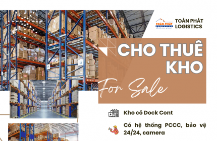 Cho thuê kho Dĩ An, Bình Dương diện tích không giới hạn giá 1.900 vnd/m3/ngày